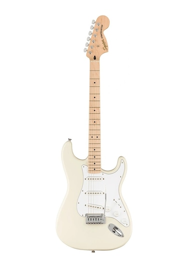 Squier Sonic Stratocaster Hard Tail Akçaağaç Klavye Arctic White Elektro Gitar