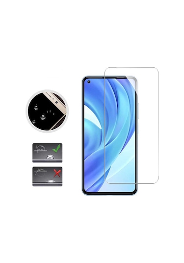 Infinix Note 8I Zore Maxi Glass Temperli Cam Ekran Koruyucu