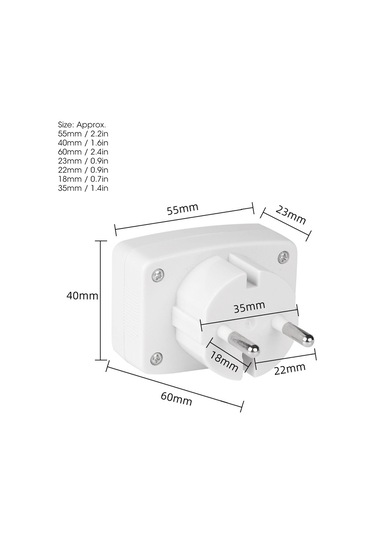 Vkemall Ev İçin Dm55-1-eu Avrupa Tipi Şarjlı Dijital Ac Voltmetre, 110-300v Aralığında, 1.5% Doğruluk, Düşük Tüketim, Cihaz Koruma Fonksiyonu