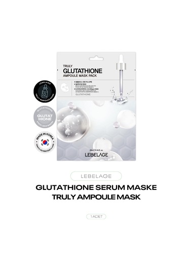 Glutatyon İçeren Leke Maskesi Truly Glutathione Ampoule Mask