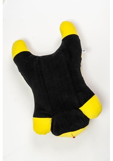 Sevimli Ve Yumuşak Arı Minder Sarı - Siyah