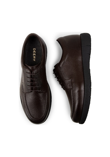 Deery Hakiki Deri Kahverengi Günlük Erkek Ayakkabı - 01930mkhvc01 Kahverengi