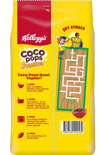 Coco Pops Jumbos Bts 700 Gr Mısır Gevreği, Lif, Demir Ve 6 Vitamin İçerir