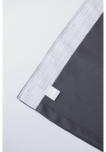 Lunet 140x270 Cm 2 Adet Blackout Fon Perde Antrasit