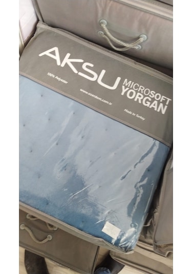 Aksu Mıcrosoft Punto Renkli Yorgan Çift Kişilik