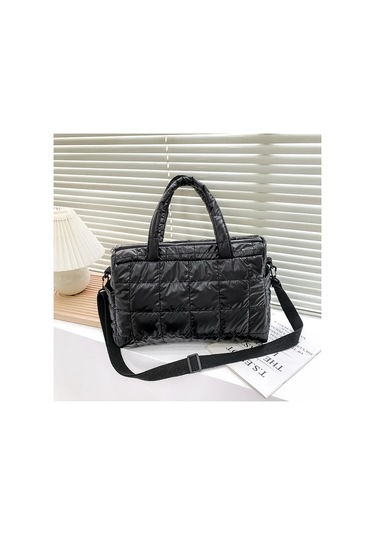 Yogodlns Lüks Uzay Yastıklı Pamuk Çanta - Seyahat Ve Günlük Kullanım, Büyük Kapasiteli, Omuz Askılı Yellow