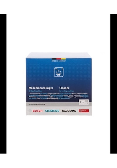 Bosch Çamaşır Makineleri için Temizleyici 4 x 200 G