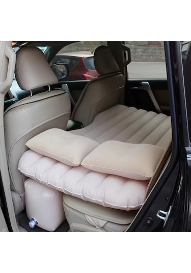 Araba Şişme Yatağı Açık Gri