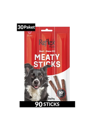 Meaty Sticks Dana Etli Köpek Ödül Çubuğu 3x11gr Otuzlu Paket