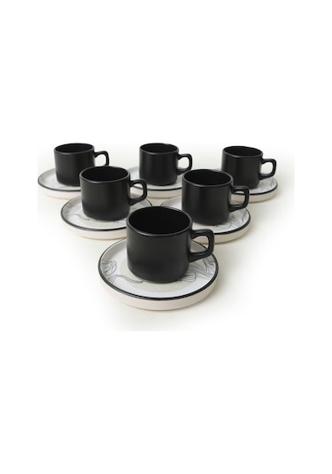 Keramika Shade Stackable Çay Takımı 12 Parça 6 Kişilik 21848 Çok Renkli