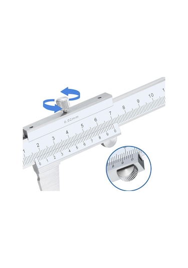 Syntek Paslanmaz Çelik Endüstriyel Tip Mekanik Mikrometre Kalınlı