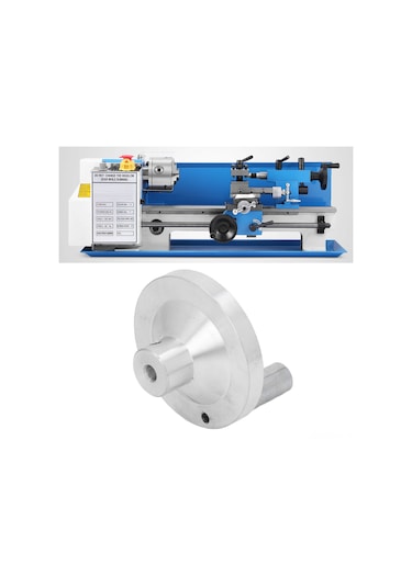 Geeksen Cnc Alüminyum El Çarkı - 0618, Cj18, Cj0618a, 7x10, 7x12, 7x14 Mini Torna İçin Yüksek Hassasiyetli Döner Kollu El Çarkı
