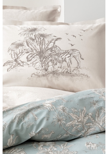 Yataş Bedding Aster Tek Kişilik Ranforce Nevresim Takımı - Adaçayı