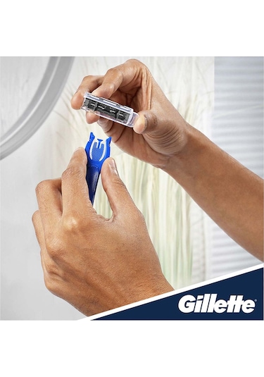 Gillette Blue3 Sensor Hybrid Tıraş Makinesi + Yedek Tıraş Bıçağı 9'lu