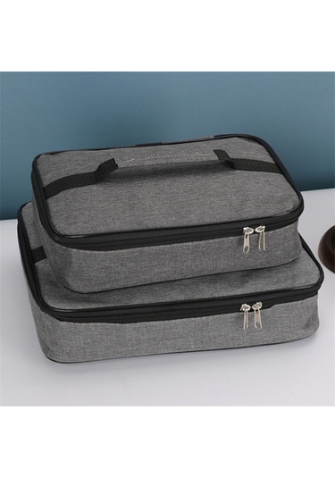 Termal Öğle Yemeği Çantası Yalıtımlı Soğutucu Çantalar S Çok Renkli