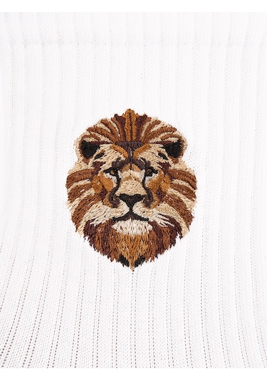 Gsstore X Reflect Studio Aslan Çorap U251269 Beyaz