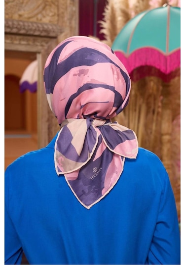 İpekhan Marrakech Koleksiyon Soft Eşarp 1211 - 04 Pembe Pembe