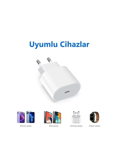 Type C 25w Şarj Aleti - Type C 25w Şarj Aleti 5224 Az-522489gta