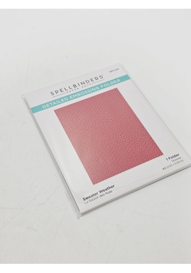 Spellbinders Monoline Sweater Weather Kabartma Klasörü Ses-025