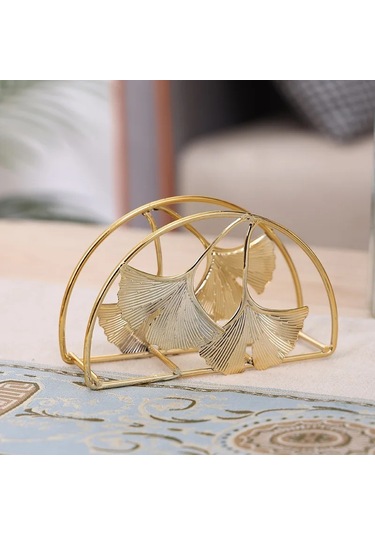 C-ferforje Doku Tutucu Ev Yaratıcı Avrupa Restoran Kahve Dükkanı Peçete Tutucu Altın Kare Kağıt Saklama Masa Süsleri
