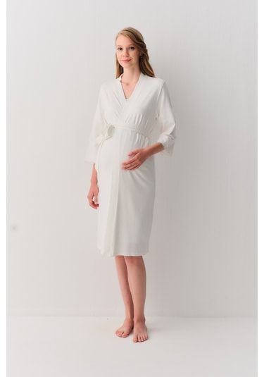 Suwen Pure Hamile Lohusa Sabahlık Sh26211615l036 Ekru