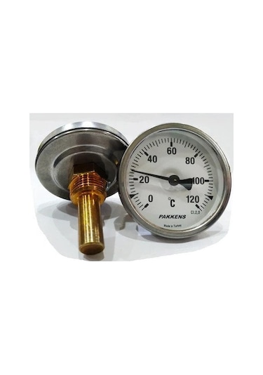 Pakkens Termometre Nw 63 Arka Bağlantı 120 C 5 Cm