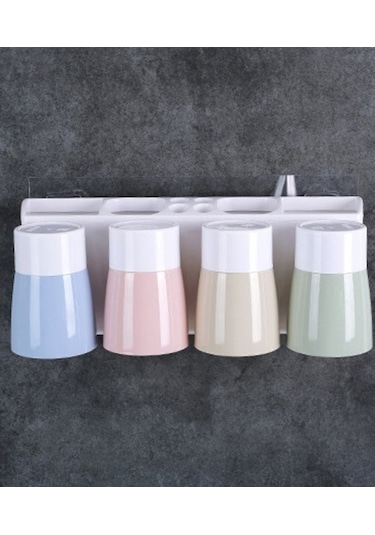 Willowhaven 37cm Diş Fırça Tutucu Organizatör, Elektrikli Diş Fırça Duvar Montaj, Tuvalet Banyo Aksesuarı Ea6ysj 2 Adet Beyaz Gri