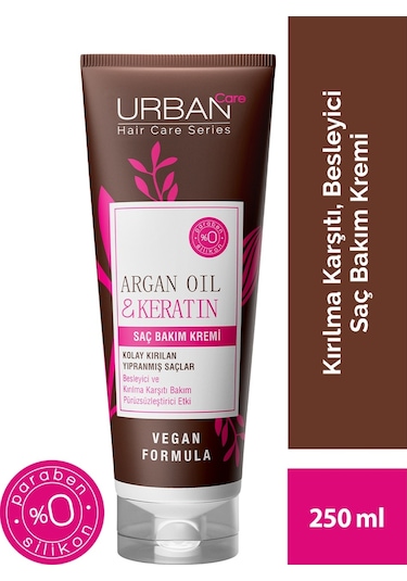 Urban Care Argan Oil & Keratin Saç Bakım Kremi 250 ML