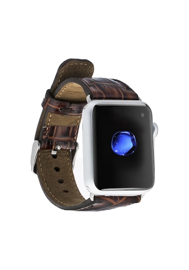 Bouletta Apple Uyumlu  Watch Deri Kordon 42-44-45Mm Croco Yk06 Kah