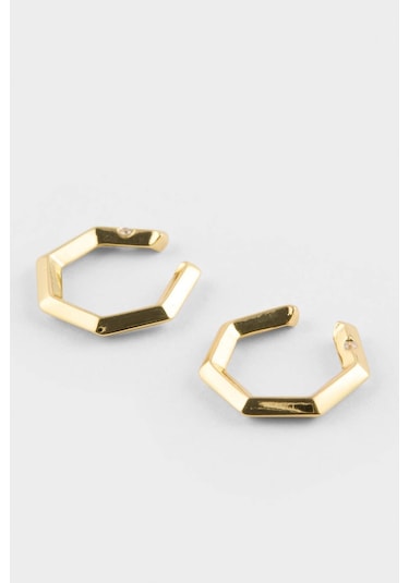 Defacto Reis X DeFacto 2'li Gold Küpe G4177AXNS