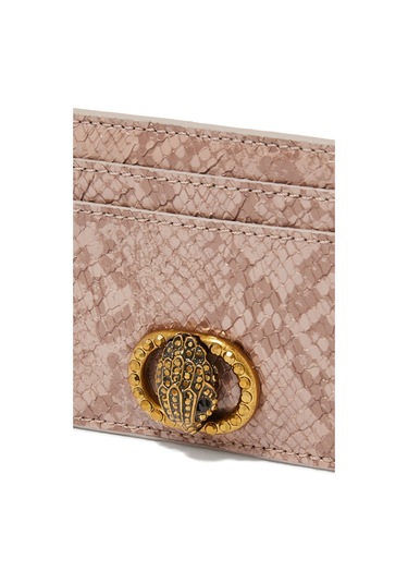 Kurt Geiger Chelsea Card Holder, Kompakt Deri Kartlık Kadın Pembe