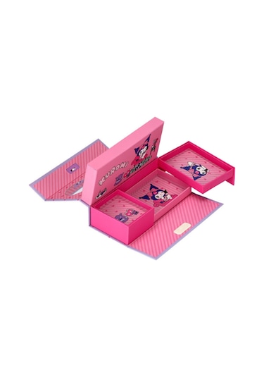 Kuromi Kilitli Kalemlik Pembe Çok Renkli
