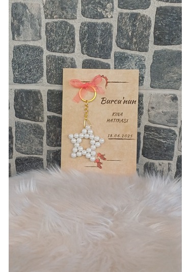 Hediyelik Yıldız Anahtarlık - 25 Adet- Nişan,bebek,nikah ,kına Hatırası, Kına Hediyelik