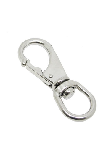 2'li Fırdöndülü Karabina. 24mm. Paslanmaz. No:3 7/8"