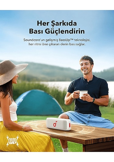 Anker Soundcore Select 2s Taşınabilir Bluetooth Hoparlör Beyaz