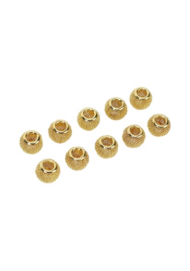 Maiyame Viking Sakal Boncukları 10 Adet - Metal Gövde Klasik Desen - Sakal Ve Saç Süslemeleri İçin Dıy Aksesuarlar