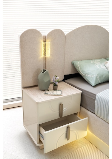 Milano Bazalı Karyola Ve Başucu 160 x 200 CM