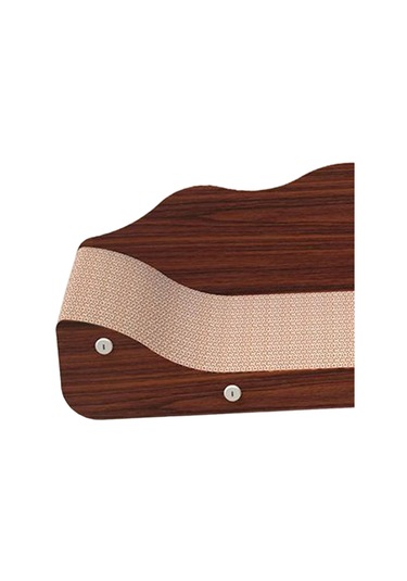 Suntek Oluklu Kağıt Kitten Scratcher Nest Yatak Taşlama 60cmx24cmx20cm-kırmızı