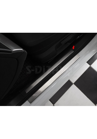 S-Dizayn  VW Passat B8 Krom İç Kapı Eşiği 4 Parça 2015 Üzeri S-Diz
