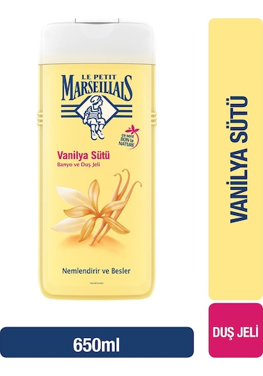 Le Petit Marseillais Vanilya Sütü Banyo ve Duş Jeli 650 ML
