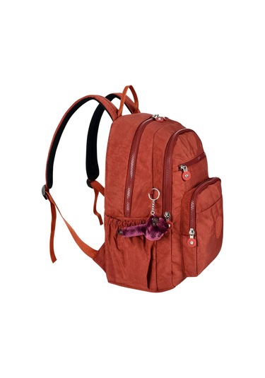 Cakard Siyah Sırt Çantası Okul Çantası Desenli