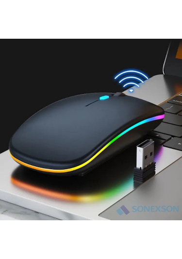 Sonex A2N RGB Kablosuz Bluetooth Lazer Mouse