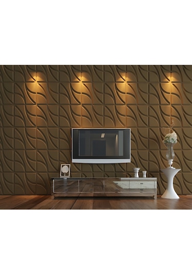 3 Boyutlu Boyanabilir Pvc Duvar Paneli Trend 50-50 Cm 4 Adet-1 Metrekare
