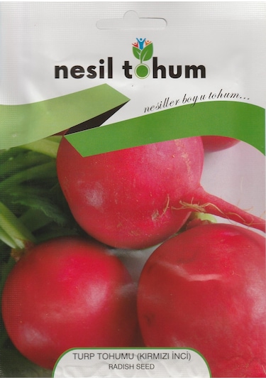Nesil Kırmızı İnci Turp Tohumu 10 GRam