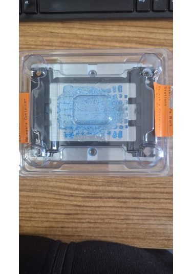 Lenovo Sr650 Cpu Heatsink 01kp654 With Hard Black Plastic Cage