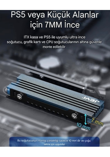 2280 M.2 Ssd Soğutucu Magnezyum Alüminyum Ps5/ps İcold 007