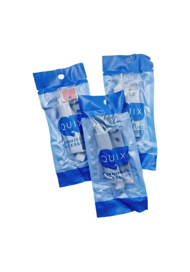 Mıklatıslı Basaç Kalın Gri 3 Adet Açık Gri