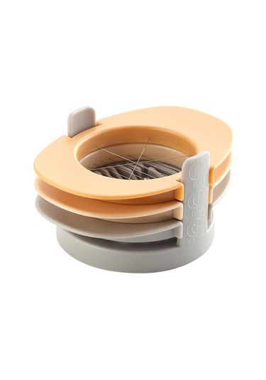 3 Arada 1 Çok Fonksiyonlu Yumurta Kesici Yarı Kesilmiş Yumurta Aleti Mavi Turuncu , Boyut:turuncu Turuncu