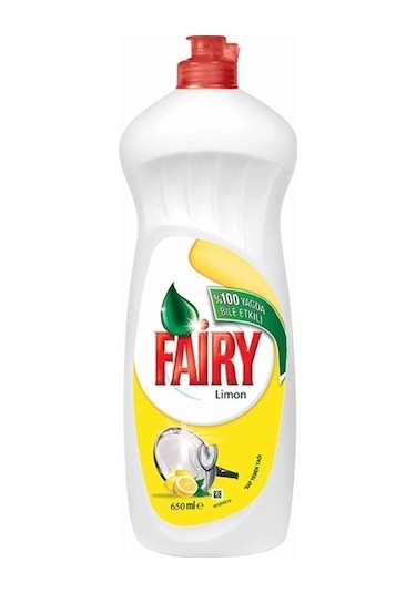 Fairy Limon Kokulu Elde Sıvı Bulaşık Deterjanı 2 x 650 ML
