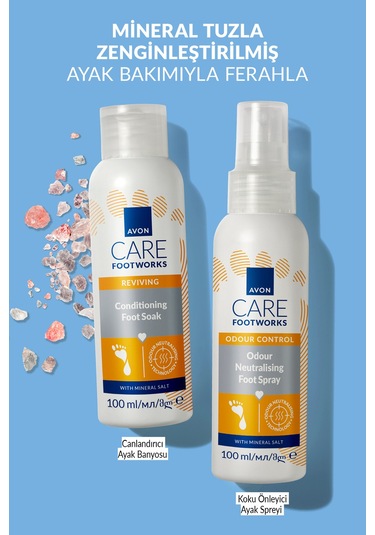 Footworks Canlandırıcı Ayak Banyosu 100ml Üçlü Paket